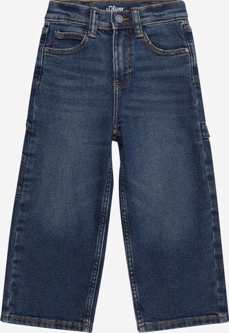 s.Oliver Wide leg Jeans in Blauw: voorkant