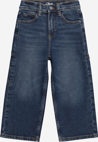 s.Oliver Wide leg Jeans in Blue: front