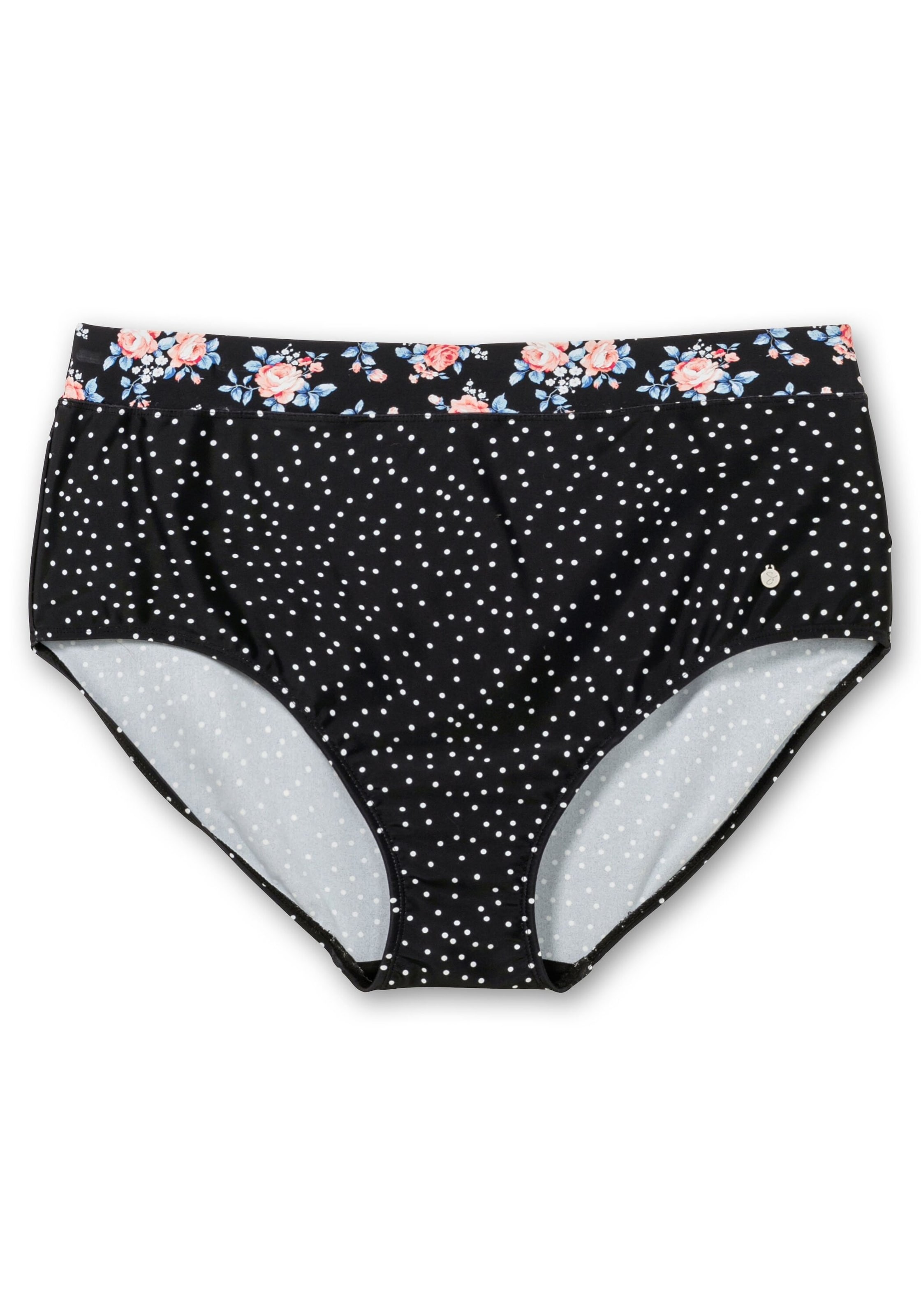 SHEEGO Bikinové nohavičky - Čierna: predná strana