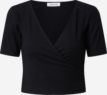 EDITED - Camiseta 'Leia' en negro: frente