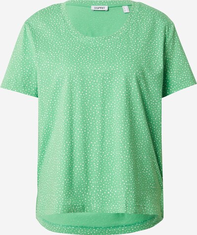 ESPRIT T-Shirt in hellgrün / weiß, Produktansicht