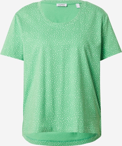 ESPRIT T-shirt i ljusgrön / vit, Produktvy