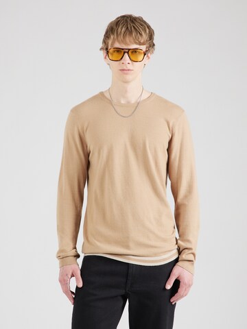 BLEND Pullover in Beige: Vorderseite