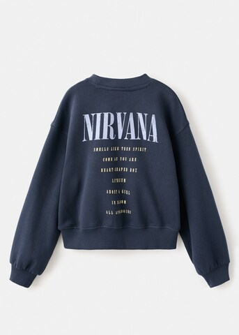 MANGO KIDS Sweatshirt 'Nirvana' in Blue
