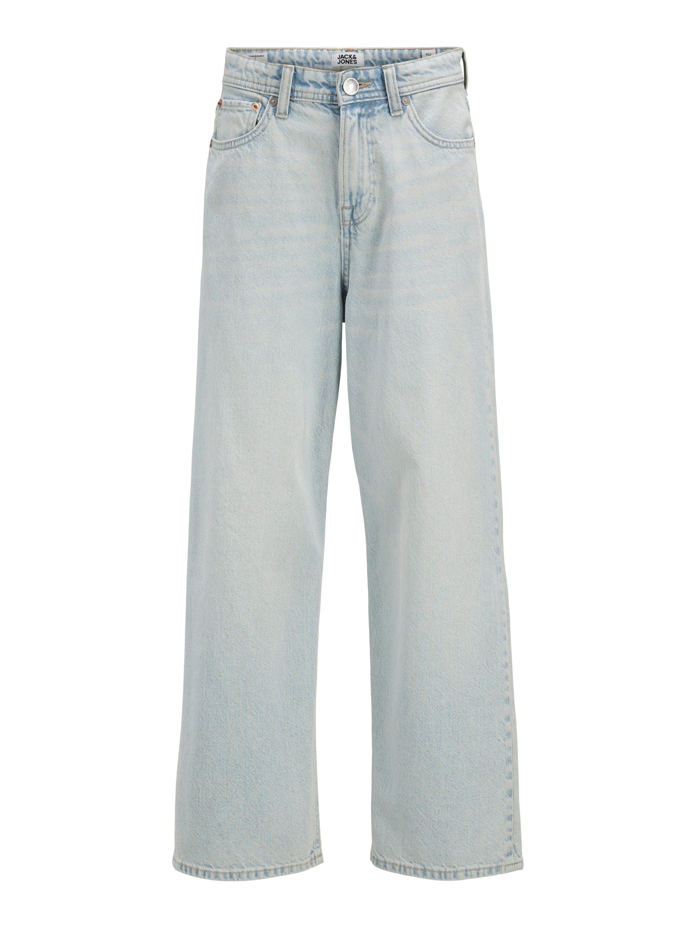 Jack & Jones Junior Baggy Jeans 'JJIRon JJOriginal' in Blue: front