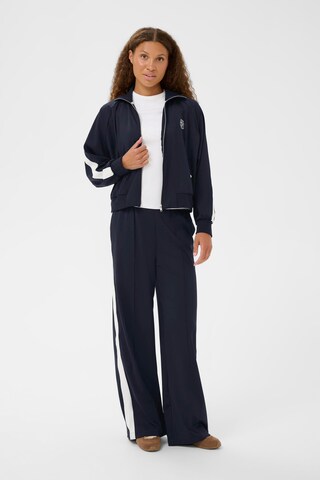 SAINT TROPEZ Sweatjacke 'OaklynnSZ' in Blau