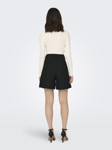 ONLY Loose fit Pleat-front trousers 'NUAN' in Black