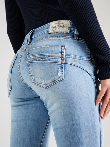 Coupe slim Jean 'Touch' Herrlicher en bleu