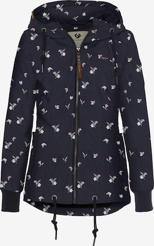 Ragwear Performance Jacket in Blue: front