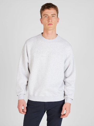 Abercrombie & Fitch - Sweatshirt em cinzento: frente