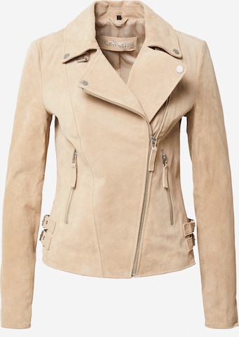 FREAKY NATION Between-Season Jacket 'Taxi Driver' in Beige: front