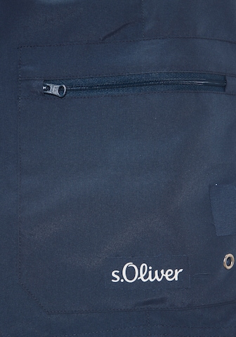 s.Oliver Badeshorts in Blau