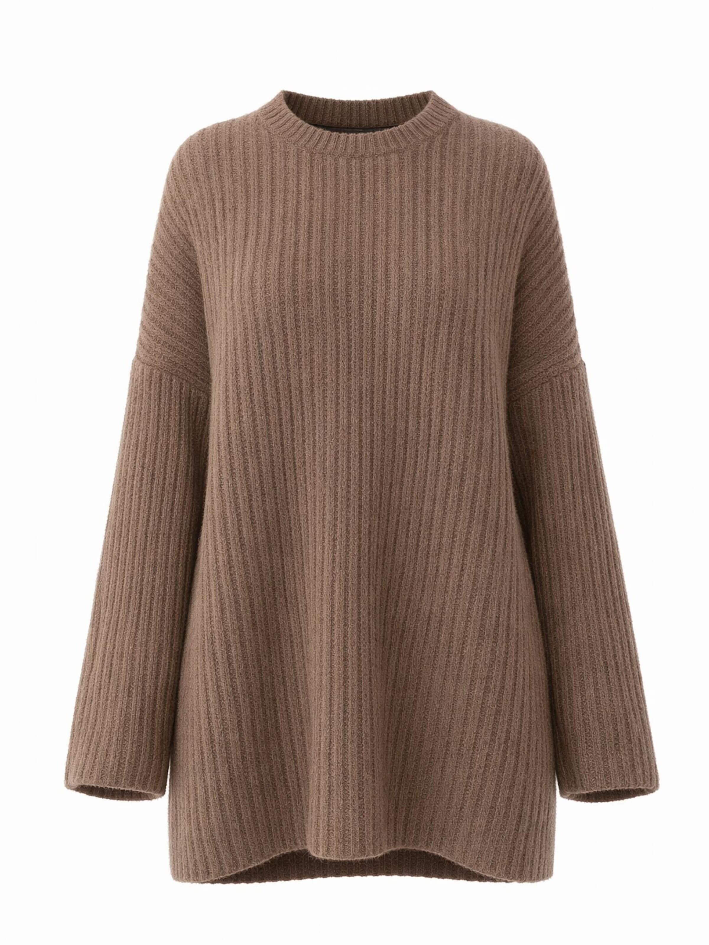 Worldclassca Oversizepullover 'Dicker'‌‌‌ in Grau: Vorderseite