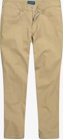 Boston Park Broek in Beige: voorkant