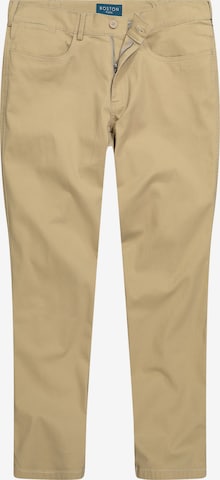 Boston Park Regular Broek in Beige: voorkant