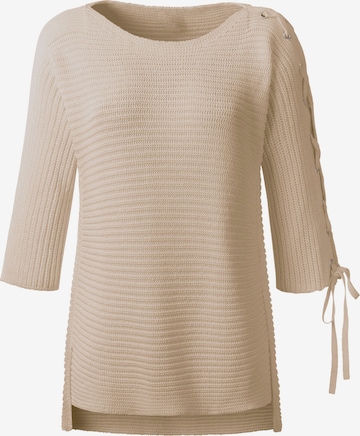 Pullover di heine in beige: frontale