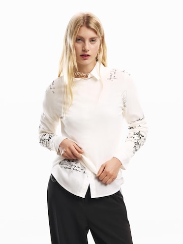 juoda Desigual Plačios klešnės Klostuotos kelnės