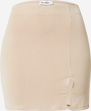 Tally Weijl Skirt in Beige: front