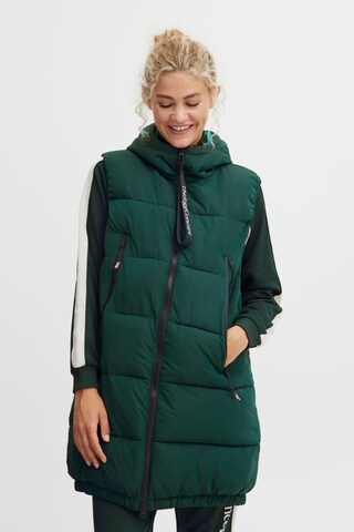 The Jogg Concept Bodywarmer 'ALINA' in Groen: voorkant