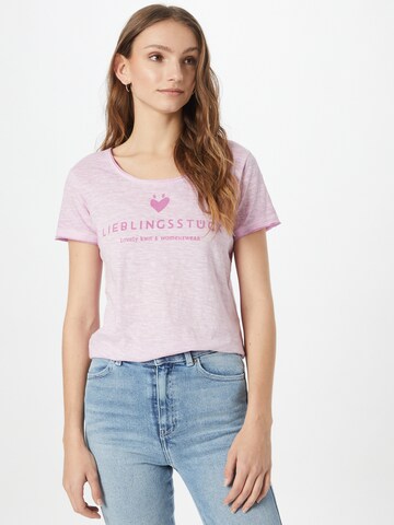 Maglietta 'Cia' di LIEBLINGSSTÜCK in rosa: frontale