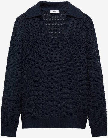 MANGO MAN Sweater 'Libeccio' in Blue: front