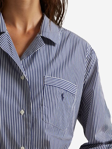 Polo Ralph Lauren Nightgown ' Shirting Stripes ' in Blue