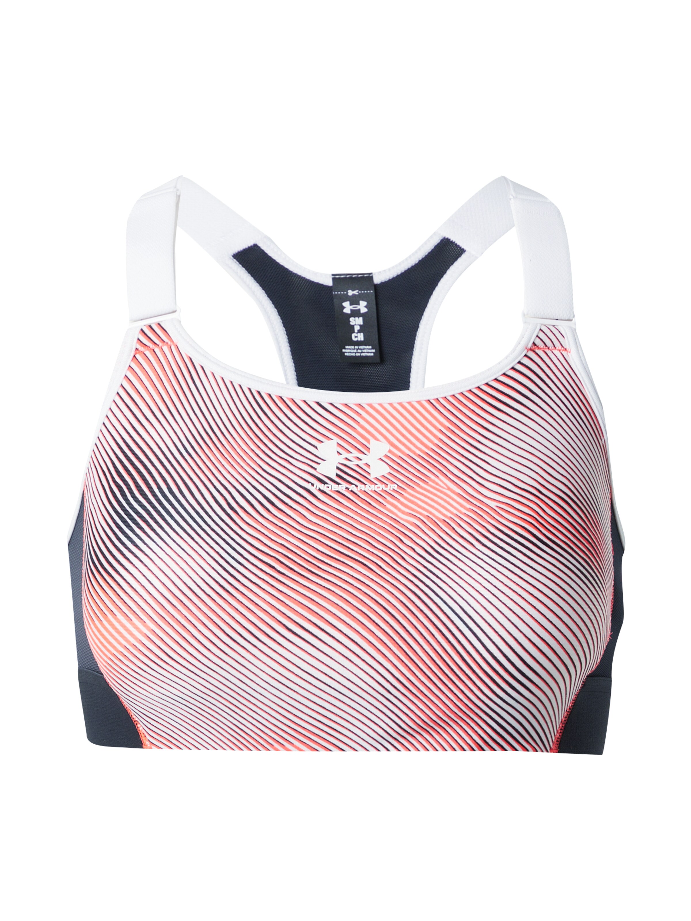 UNDER ARMOUR Korzet Športová podprsenka - Červená: predná strana