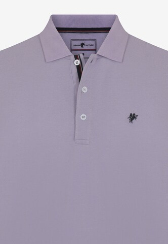 DENIM CULTURE - Camisa 'LEO' em roxo