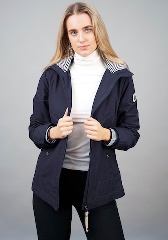 JUNGE Between-Season Jacket in Blue: front