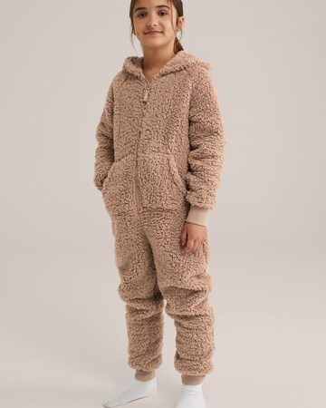 WE Fashion Overall in Braun: Vorderseite
