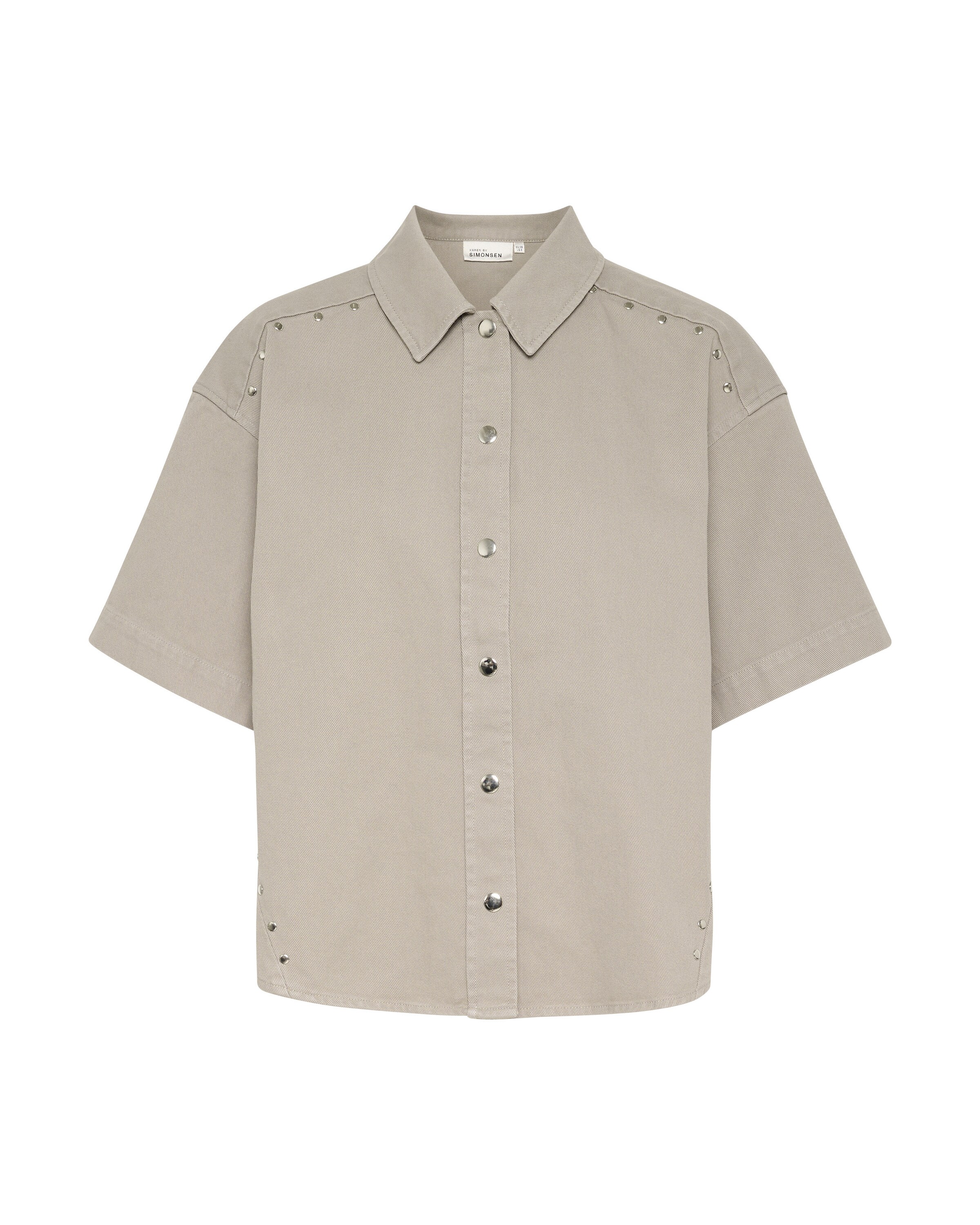 KAREN BY SIMONSEN Bluse 'Unique' in Beige: Vorderseite