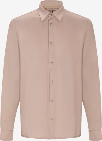 Distretto12 - Ajuste regular Camisa 'Menta' en beige: frente