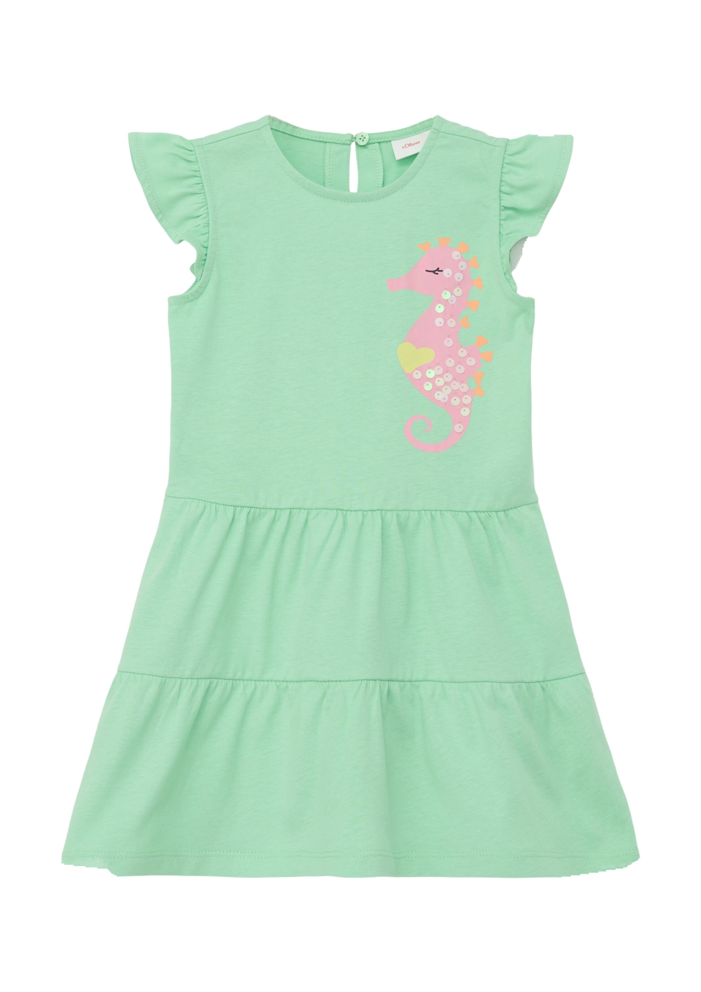 s.Oliver Dress in Green: front