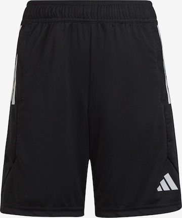 ADIDAS PERFORMANCE Workout Pants 'Tiro 23' in Black: front
