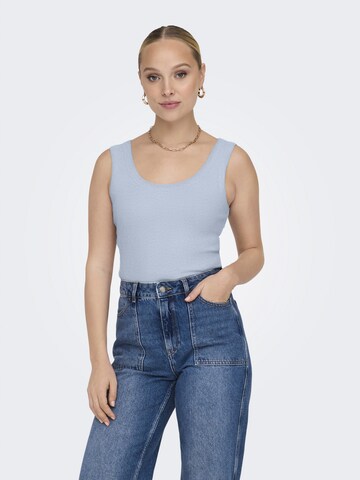 Top 'ONLEASY' di ONLY in blu: frontale
