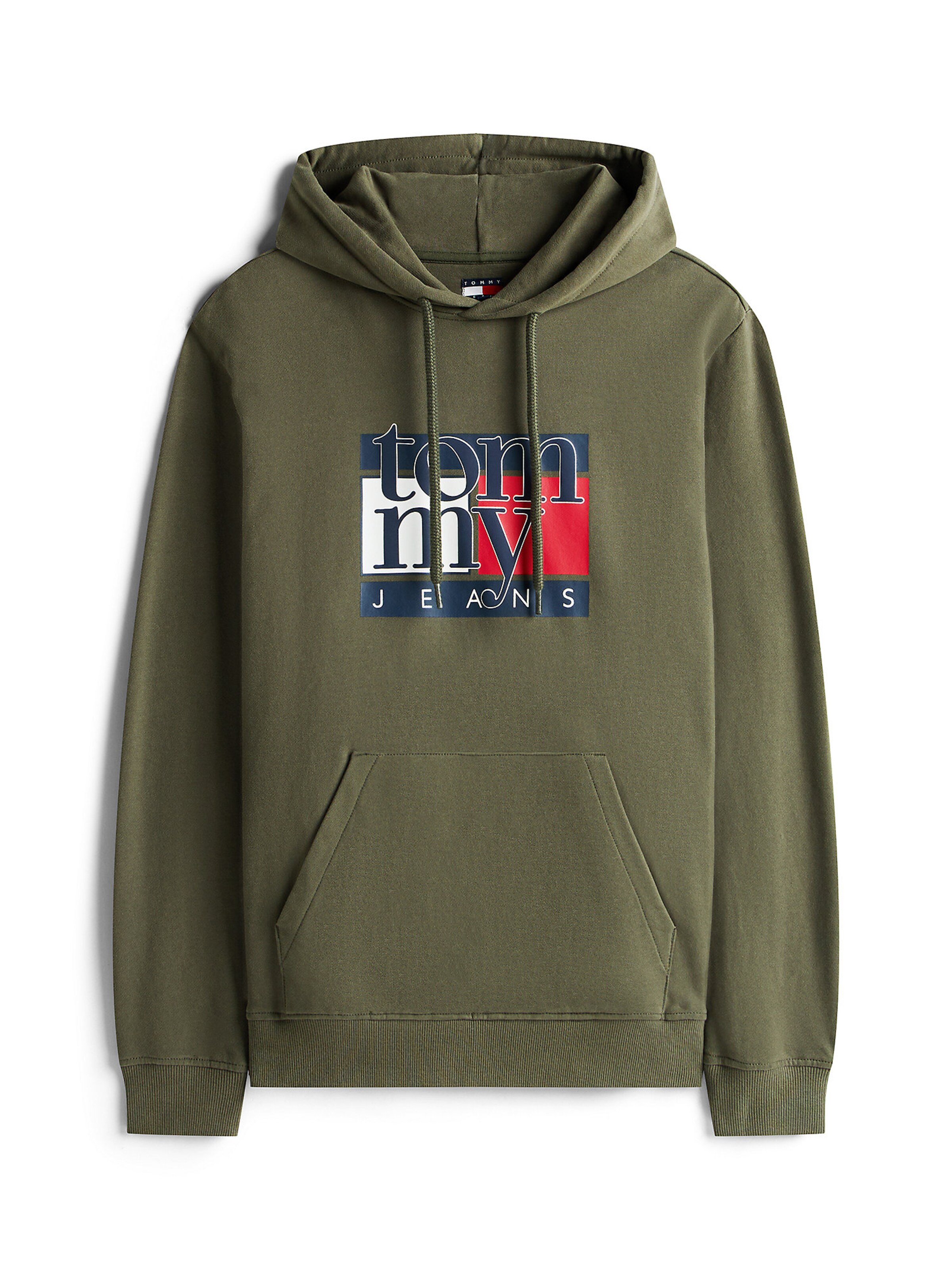 Tommy Jeans Sweatshirt in Green: front