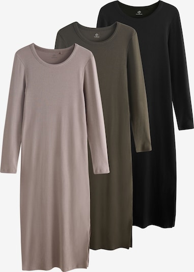 The Set Kleita, krāsa - olīvzaļš / purpura / melns, Preces skats