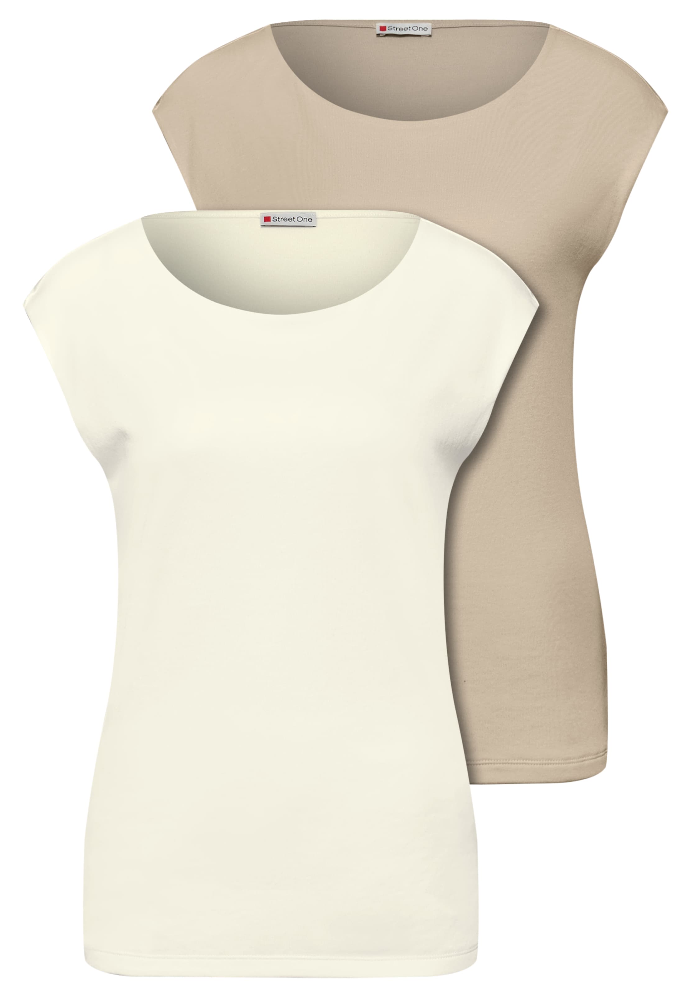 STREET ONE Shirt in Beige: front