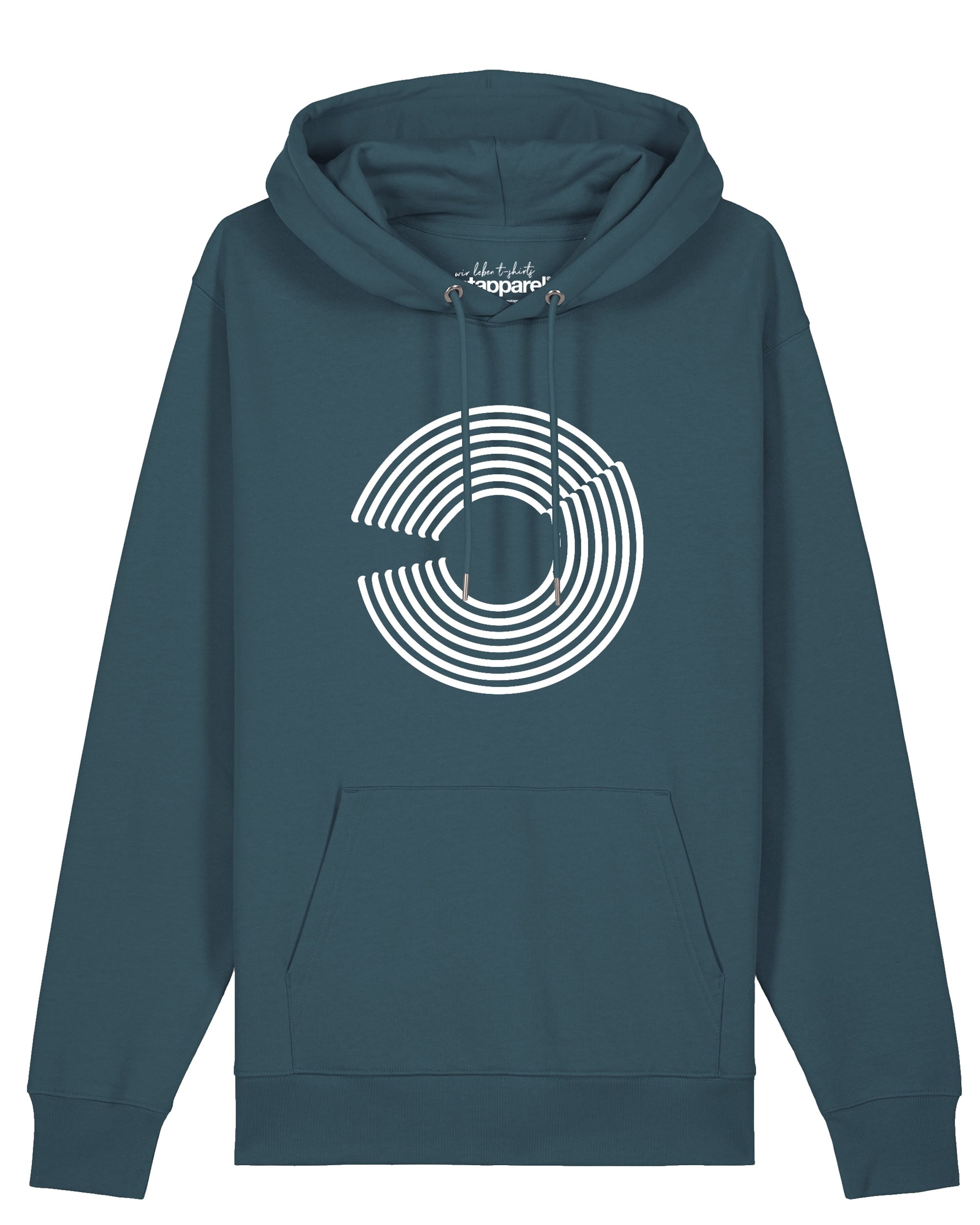 Sweat-shirt 'Abstract 01' Watapparel en bleu : devant