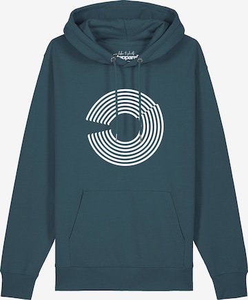 Sweat-shirt 'Abstract 01' Watapparel en bleu : devant