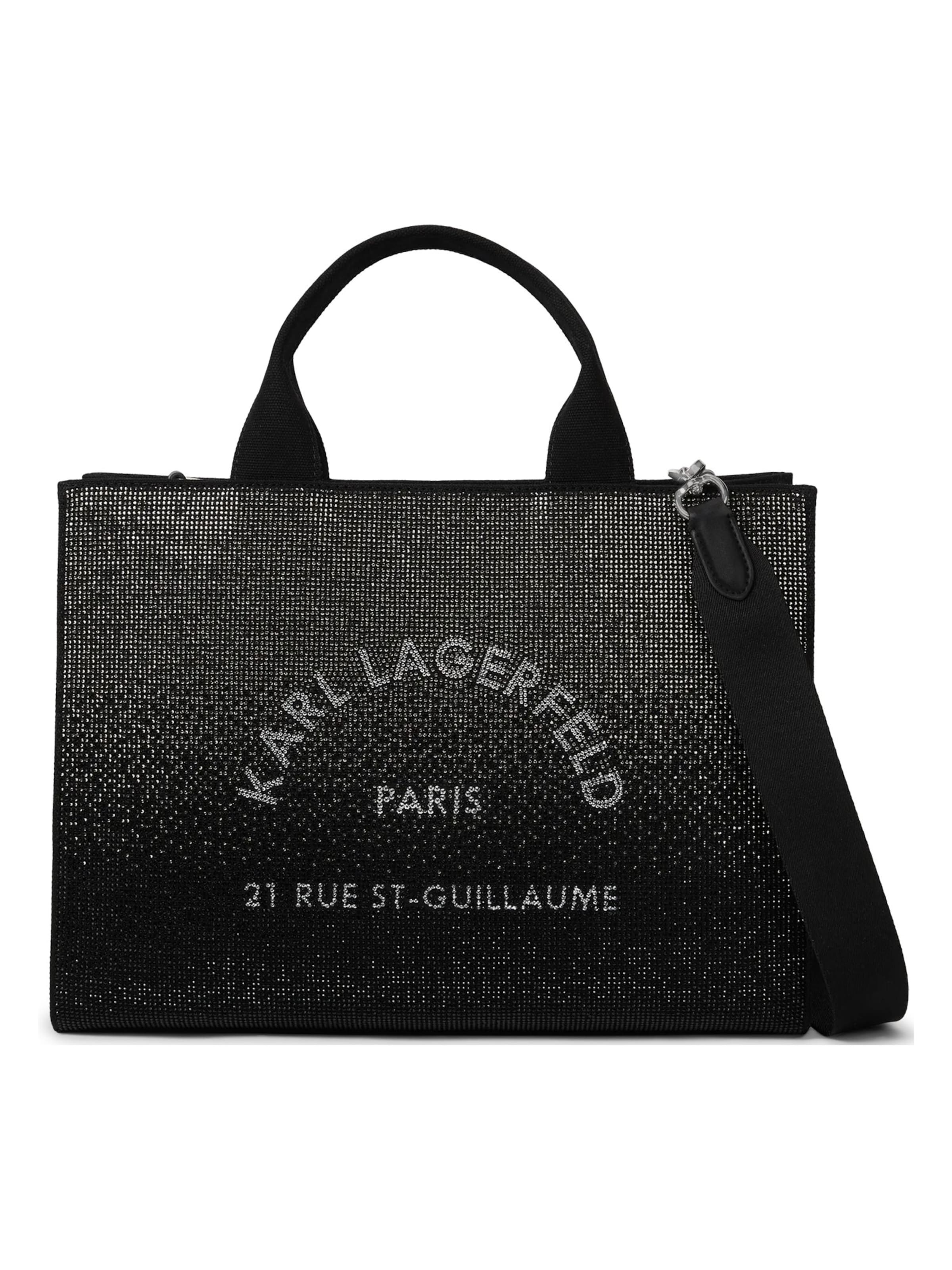 Karl Lagerfeld Μεγάλη τσάντα 'Rue St-Guillaume' σε γκρι: μπροστά