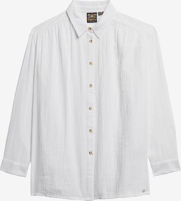 Superdry Blouse in Wit: voorkant