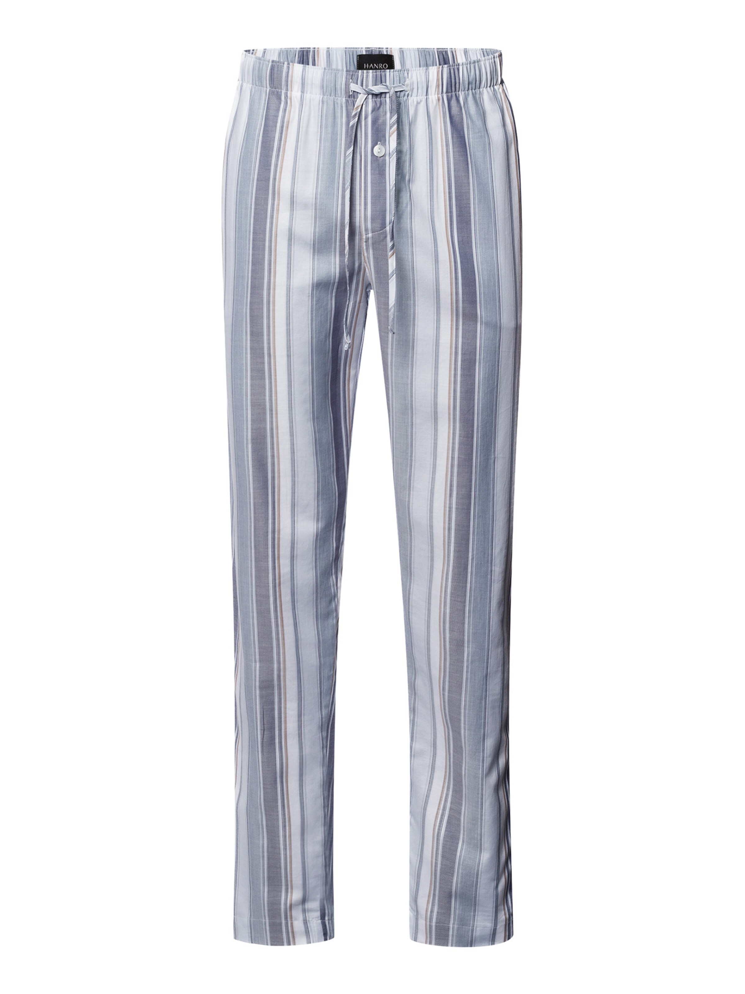 Hanro Pyjamahose ' Night & Day ' in Blau: Vorderseite