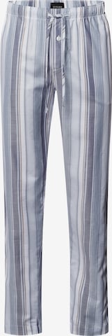 Hanro Pajama pants ' Night & Day ' in Blue: front
