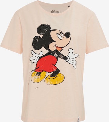 Recovered Shirt 'Mickey Mouse Hug' in Pink: front