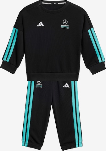 ADIDAS PERFORMANCE Trainingspak 'AMG Petronas Formula 1 Team' in Zwart: voorkant