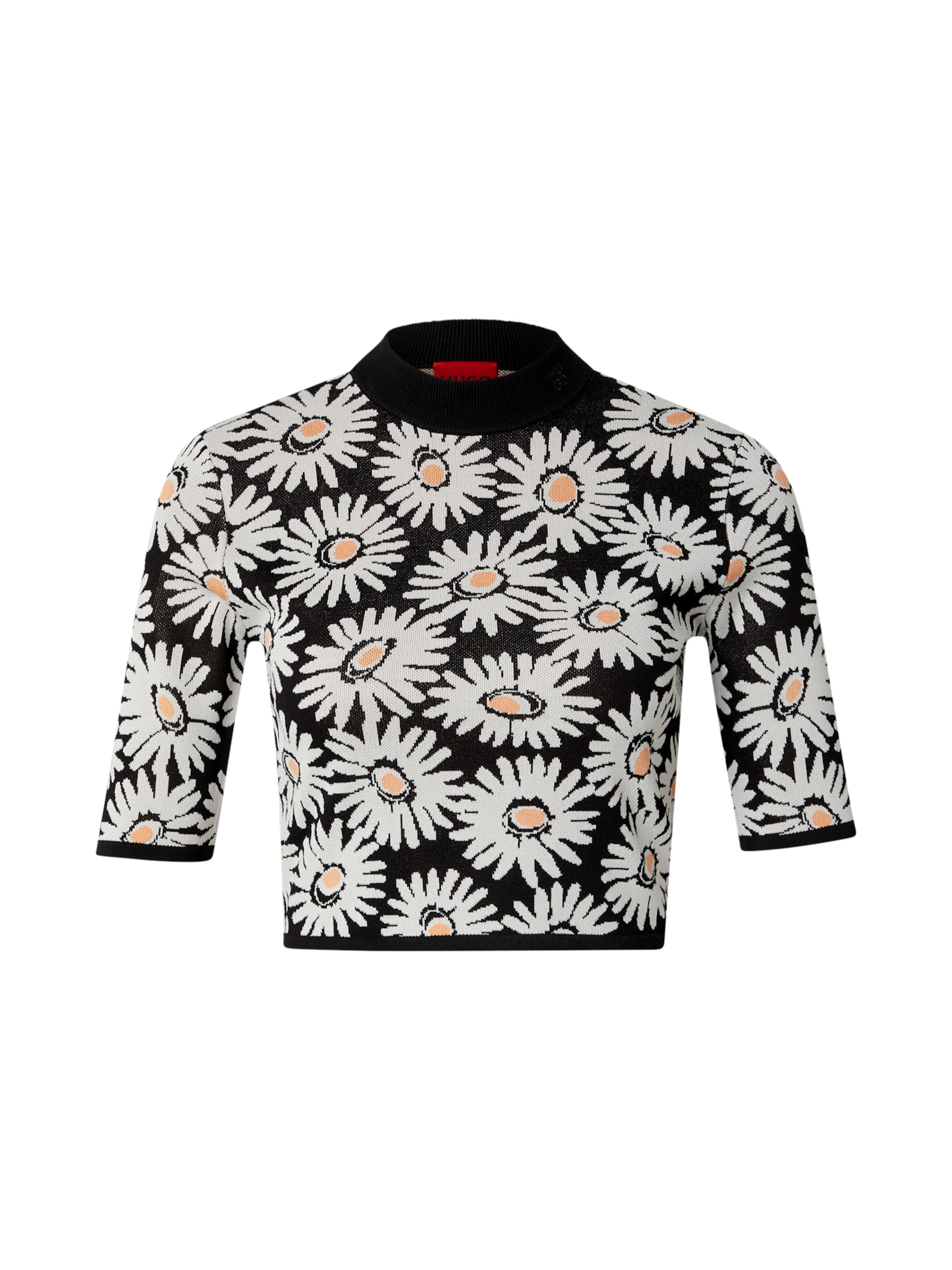 HUGO Svetr 'Slipina' – černá: přední strana