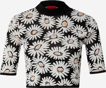 HUGO Neulepaita 'Slipina' värissä musta: etupuoli