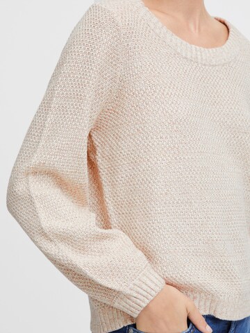 ICHI - Pullover 'NOELLE' em bege