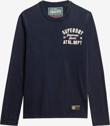 T-Shirt 'Vintage Athletic' Superdry & Co en bleu : devant
